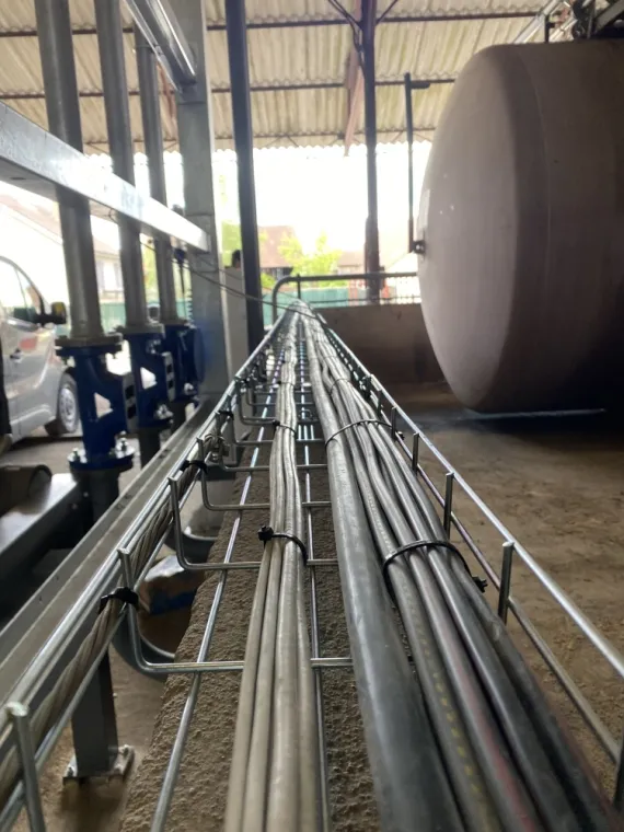 Rénovation complète électrique d'une station de stockage de carburant , Bourg-en-Bresse, Cycle Elec
